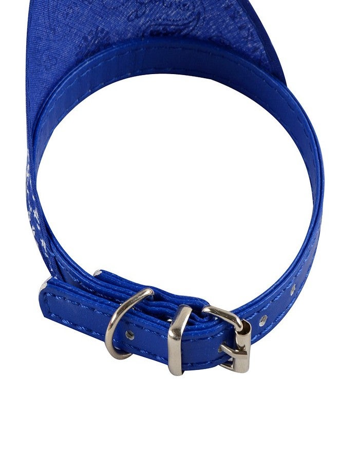 سايج سكوير وشاح قابل للتعديل، منديل، وشاح للرقبة، طوق ربطة عنق للكلاب/القطط/الجراء/القطط الصغيرة (أزرق) - Image 5